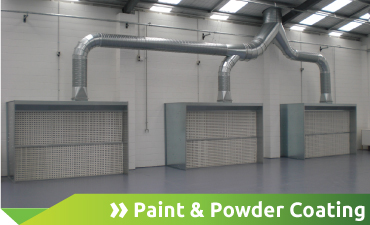 paint and powder coating extractor