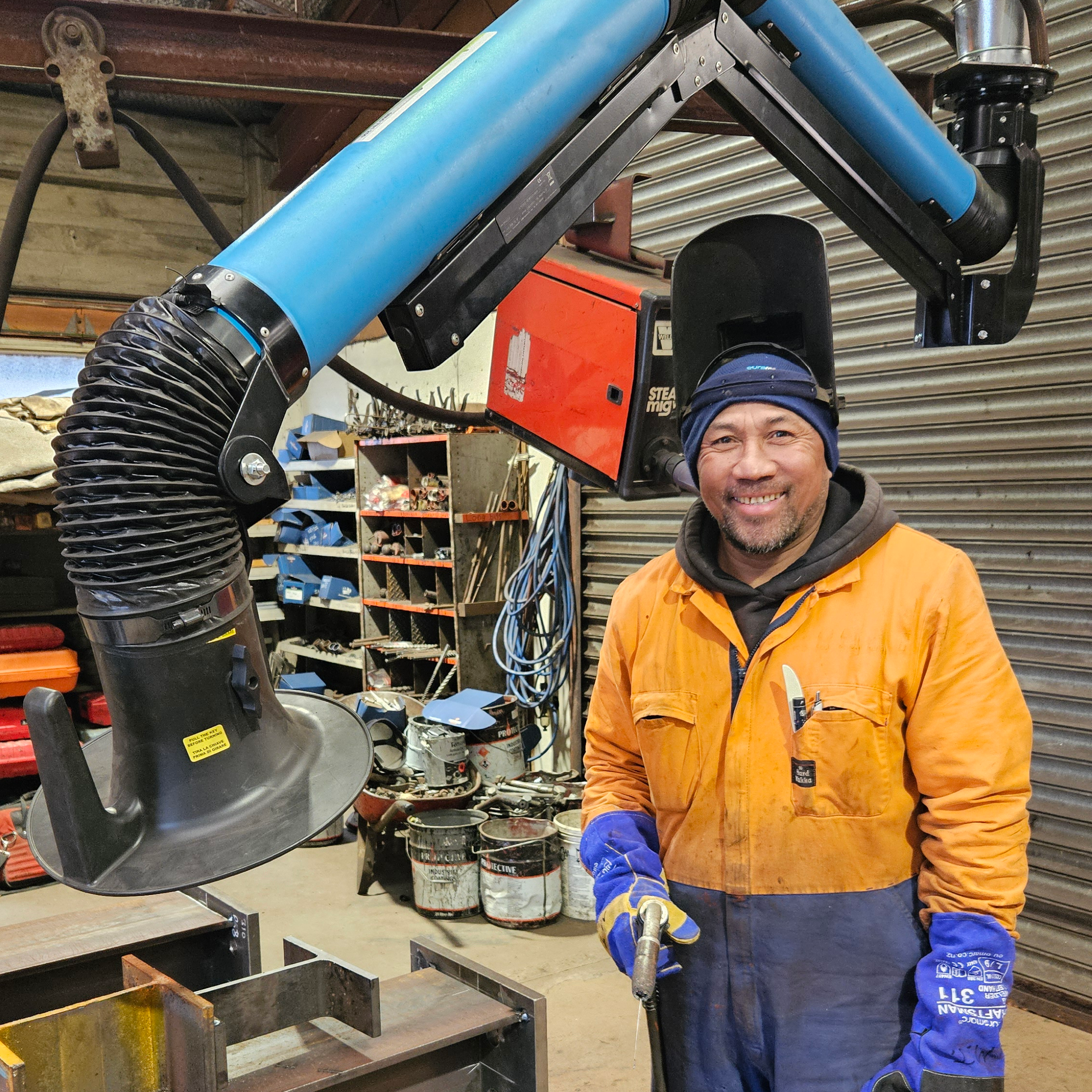 Egmont Air Dust Extraction System at Betteridge Engineering