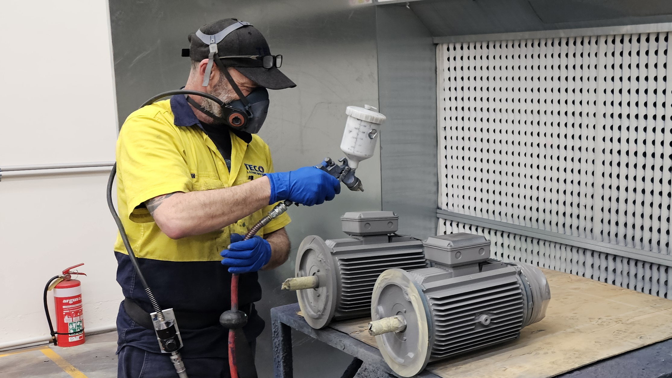 Egmont Air Open-Face Spray Booth at TECO