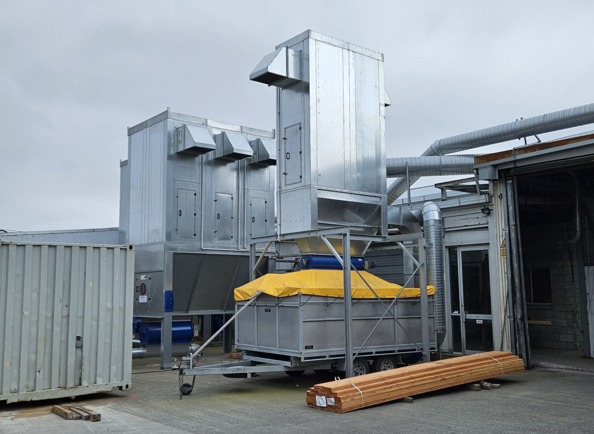 Egmont Air's Timber Dust Extraction Upgrade for Halswell Timber
