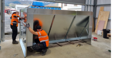 Egmont Air is team on installation