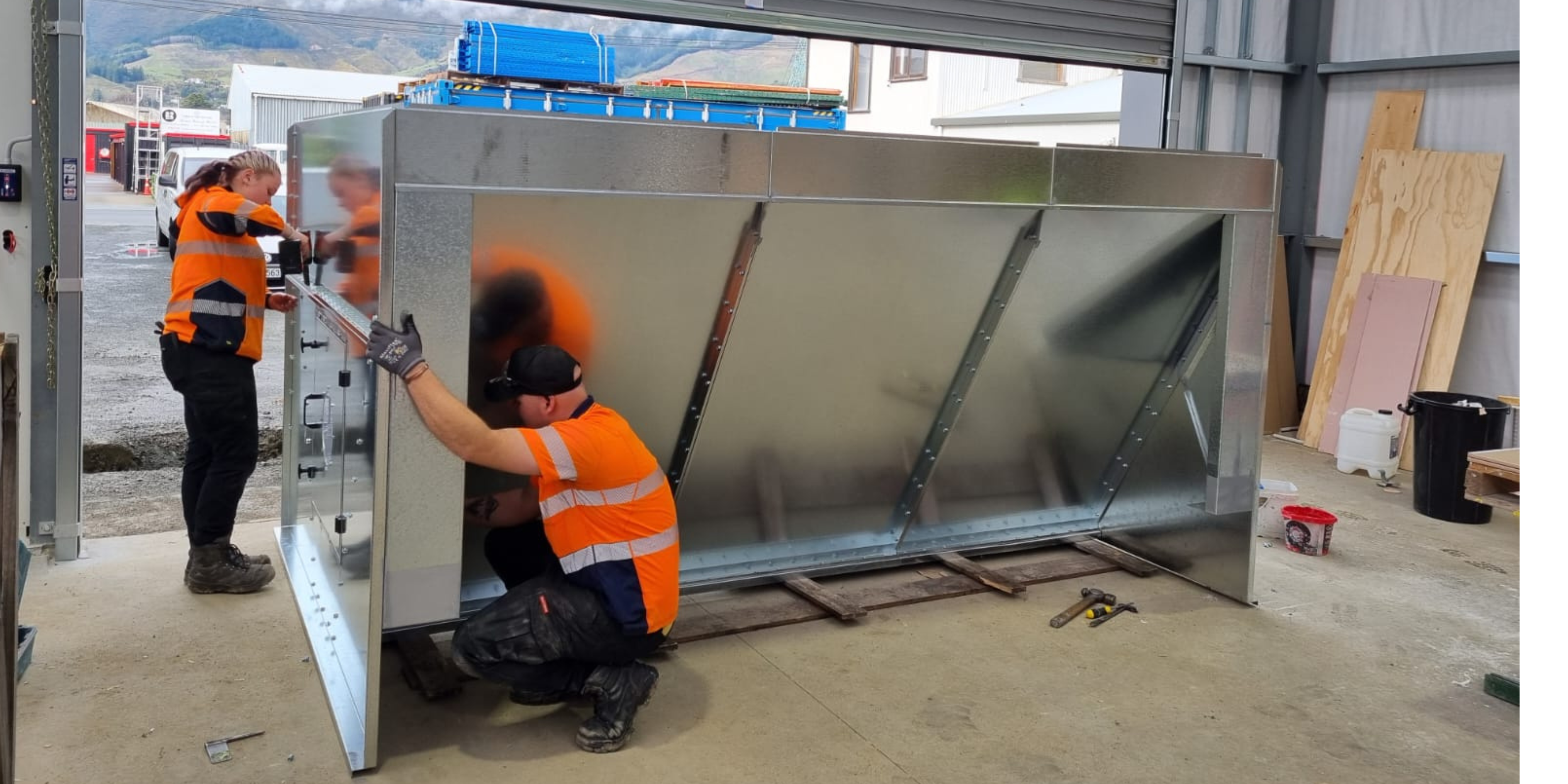 Egmont Air is team on installation